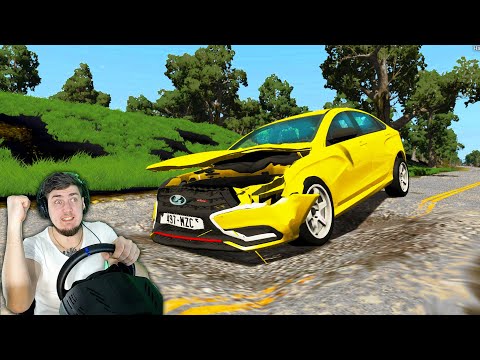 Видео: ТЕСТ НА ПРОЧНОСТЬ - РУССКИЕ ДОРОГИ В BeamNG Drive