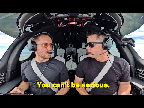Видео: Cirrus Vision Jet G2+: полёт на высоте 30 000 футов! (становится странно)