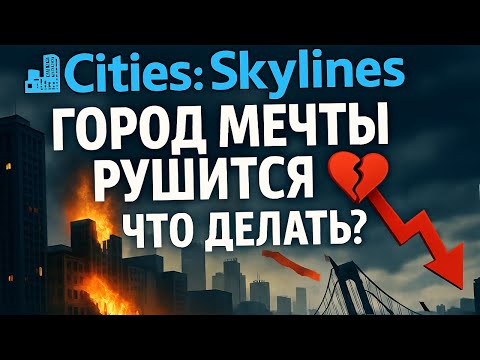 Видео: 💸 Cities: Skylines — Банкротство близко! 🚨 Решаем вместе!