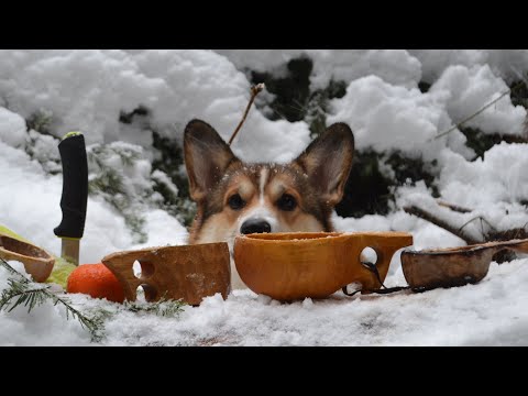 Видео: Кукса в походе. Лесная посуда