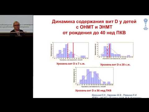 Видео: 18.02.2017 - Проблема обеспеченности витаминами и минеральными веществами в неонатальном периоде