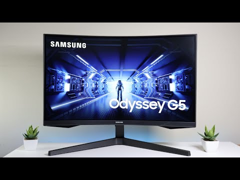 Видео: Игровой монитор Samsung Odyssey G5 27" 1440p — распаковка и настройка