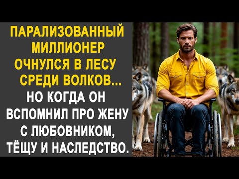 Видео: Миллионер очнулся в лесу среди волков. Но вспомнив про жену с любовником, тёщу и наследство...