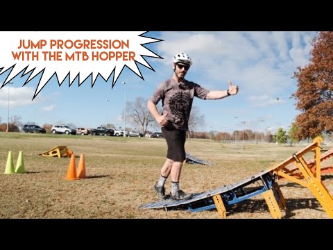 Видео: Прогресс прыжков с помощью MTB Hopper: серия Ride по навыкам катания на горном велосипеде от Рича...