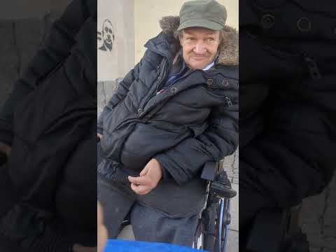Видео: Duży wywiad z bezdomnym niepełnosprawnym kolegą| Большое интервью с бездомным коллегой Warszawa