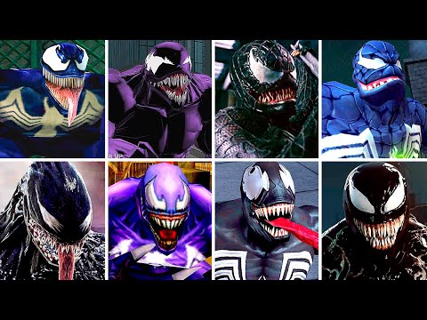 Видео: Эволюция битвы с боссом Веномом в играх о Человеке-пауке