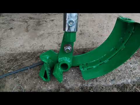 Видео: Ручной КОРЧЕВАТЕЛЬ или КУСТО-ДЕР. Изготовление и испытание.