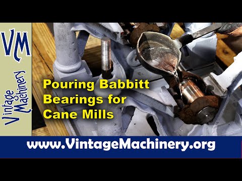 Видео: Заливка баббитовых подшипников для сахарных заводов John Deere и Goldens