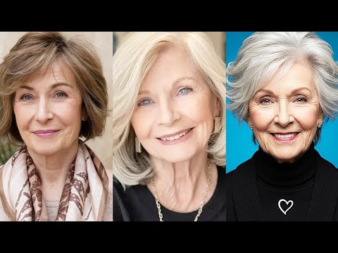 Видео: Стрижка для женщин 50+, 60+ и 70+ — женская стрижка