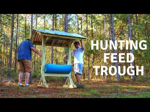 Видео: Кормушка с белком оленя/кукурузой