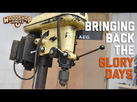 Видео: Лучше, чем новый! Восстановлена ​​60-летняя дрель.