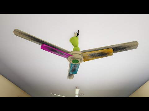 Видео: ВОЛШЕБНЫЕ РАДУЖНЫЕ лопасти придают этому шаткому вентилятору ПОТРЯСАЮЩИЙ вид!