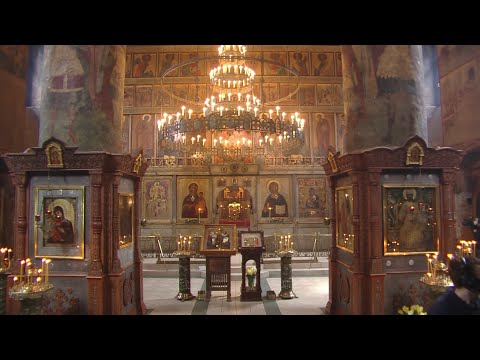 Видео: Всенощное бдение 8 ноября 2025 года, Сретенский монастырь, г. Москва