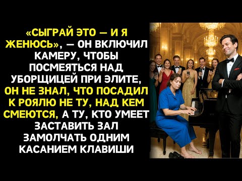 Видео: «Я ЖЕНЮСЬ на тебе, ЕСЛИ СЫГРАЕШЬ НА РОЯЛЕ!» — насмешливо сказал МИЛЛИОНЕР… Но первый аккорд заставил