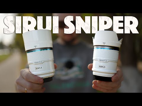 Видео: Sirui Sniper 16mm F1.2 и 75mm F1.2 | Годнота?