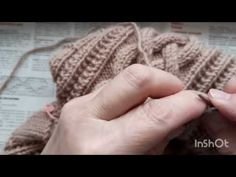 Видео: 07.02.2022 Показываю как вяжу мужской пуловер с воротником поло Часть 2