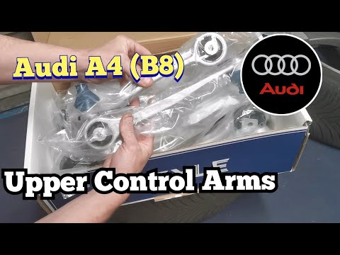 Видео: Audi A4 (B8) Стук в передней подвеске. Часть 1. Замена верхних рычагов.