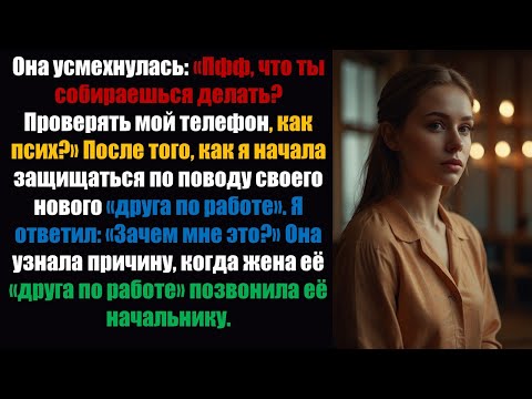 Видео: Она усмехнулась: «Пфф, что ты собираешься делать? Проверять мой телефон, как псих?» //Истории Reddit