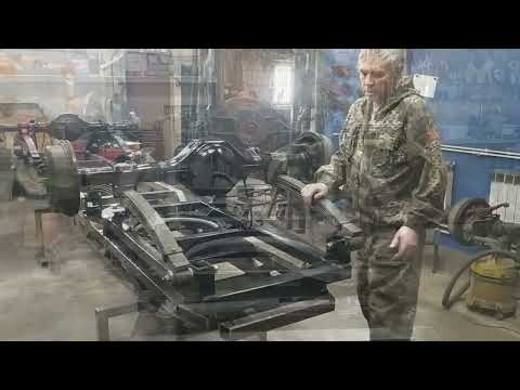 Видео: Вездеход с тележным поворотом. UVAT Вездеход.