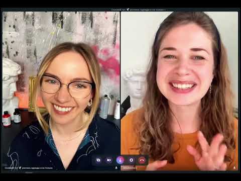 Видео: Роспись одежды в Германии. Прямой эфир с ученицей