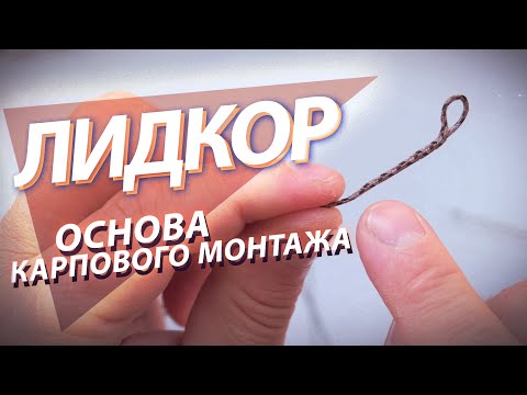 Видео: Лидкор - основа карпового монтажа. LeadCore