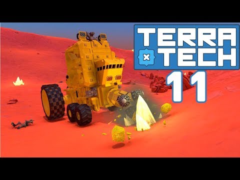 Видео: Прохождение TERRATECH: #11 - ТАНК-БЕЛАЗ, КОМПОНЕНТЫ!