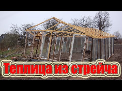Видео: Теплица из стрейча - результаты сезона