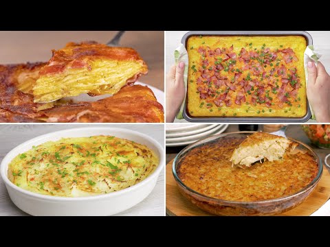 Видео: 4 Самые вкусные КАРТОФЕЛЬНЫЕ ЗАПЕКАНКИ. Рецепты от Всегда Вкусно!