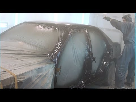 Видео: Кузовной ремонт Toyota Chaser  Кузов последний грунт и покраска