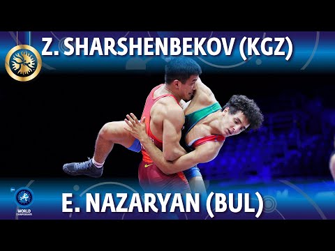Видео: Жоламан Шаршенбеков (Kыргызтан) - Эдмонд Назарян (Болгария) - Финал // Чемпионат мира 2022 // 60 кг