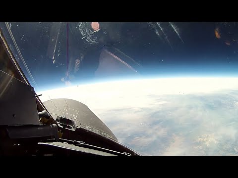 Видео: Полёт в "космос" на самолёте-разведчике Lockheed U-2 Dragon Lady ВВС США.