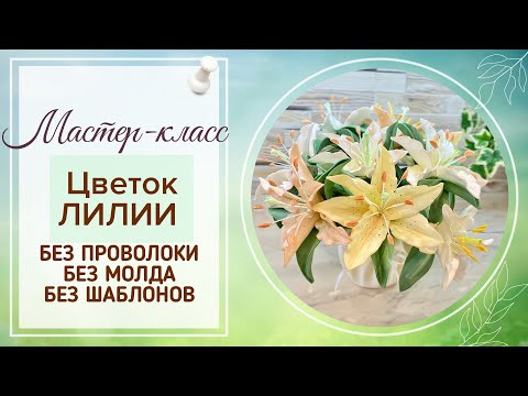 Видео: DIY/🌺МК Реалистичные Лилии из изолона🌺/БЕЗ ПРОВОЛОКИ🌺/БЕЗ МОЛДА/БЕЗ ШАБЛОНОВ/Просто и легко/2 часть