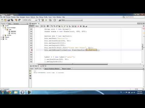 Видео: JavaFX Урок 5 - Events