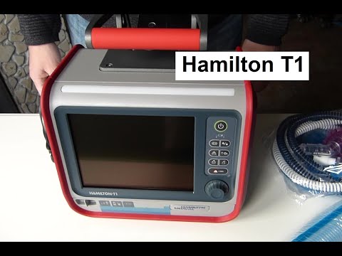 Видео: Аппарат ИВЛ Hamilton T1 (Т1)