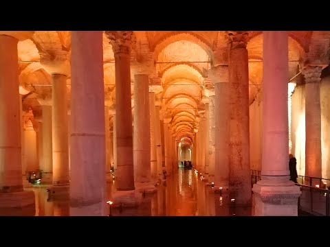 Видео: Цистерна Базилика Стамбул Турция