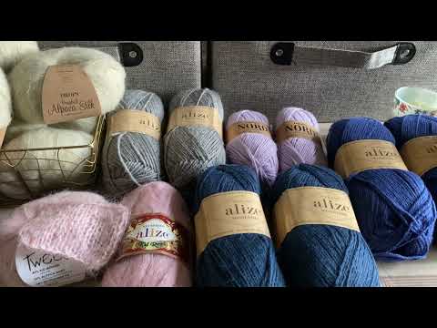 Видео: ВЯЗАЛЬНЫЙ ВЛОГ: ЗНАКОМСТВО С ПРЯЖЕЙ DROPS! ALPACA SILK И NORD! ДУЭТ MOHAIR KID ROYAL 50 И TWEED!