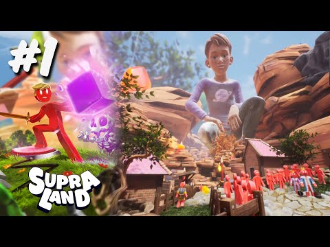 Видео: СИНИЕ НА КРАСНЫХ | Supraland прохождение #1