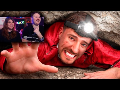 Видео: 7 Дней Посреди Пещеры | РЕАКЦИЯ на MrBeast