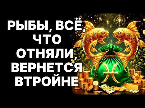 Видео: 🤑🐟РЫБЫ, 12 ОКТЯБРЯ ВАША СЛЕЗА ПРЕВРАТИТСЯ В БРИЛЛИАНТ. 🔥Вселенная пришла погасить счета❗