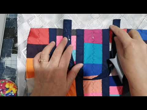 Видео: Сумки простушки . Сшиты их отходов при пошиве курток.