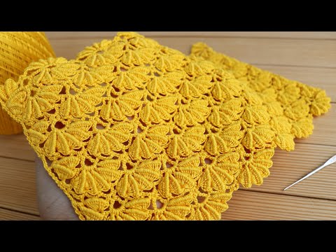 Видео: Красивый УЗОР КРЮЧКОМ для платья ВЯЗАНИЕ для начинающих Easy to Crochet Tape Lace openwork pattern