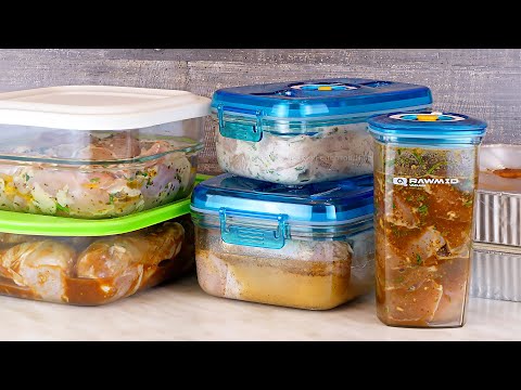 Видео: 7 лучших маринадов для мяса курицы/индейки! Заготовка полуфабрикатов из курицы!