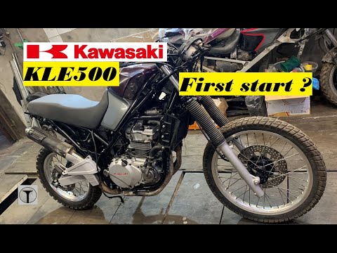 Видео: Реставрация Kawasaki KLE500. Часть 4. Попытка запустить двигатель.