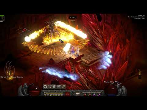 Видео: 100 забегов на Баала .100 Baal runs.Diablo 2 resurected .Близард - фаервалл сорка 200 мф ладер.
