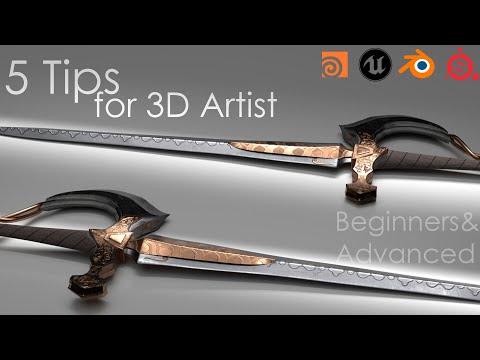 Видео: 5 советов для 3D художника (новичкам и не только) / 5 tips for 3D artist (beginners and advanced)