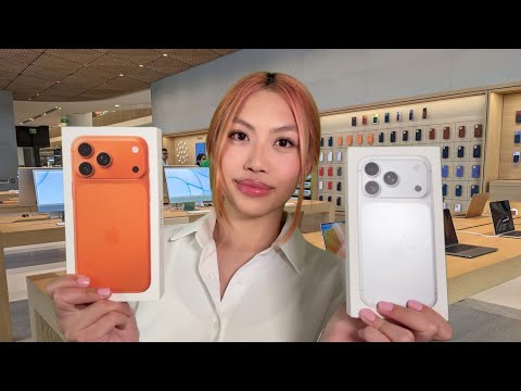 Видео: LOFI ASMR Сотрудник Apple Store | Покупка нового iPhone 17 Pro Max (ролевая игра)