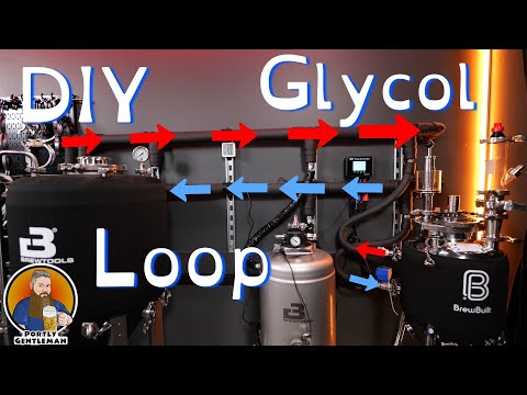 Видео: Контур охладителя гликоля PortlyLoop DIY Brewery