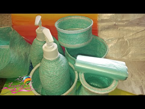 Видео: Как я вяжу целлофановыми пакетами.