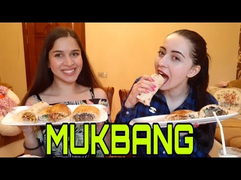 Видео: ШАУРМА ПРОТИВ ДОНЕРА/MUKBANG AYKA EMILLY #AykaEmilly