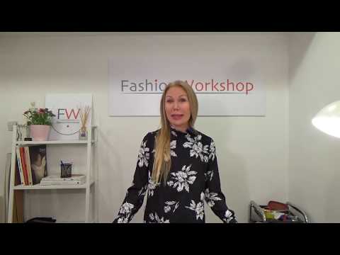 Видео: Основы моделирования. Платье с цельнокроеным рукавом. Урок 1  Часть 1